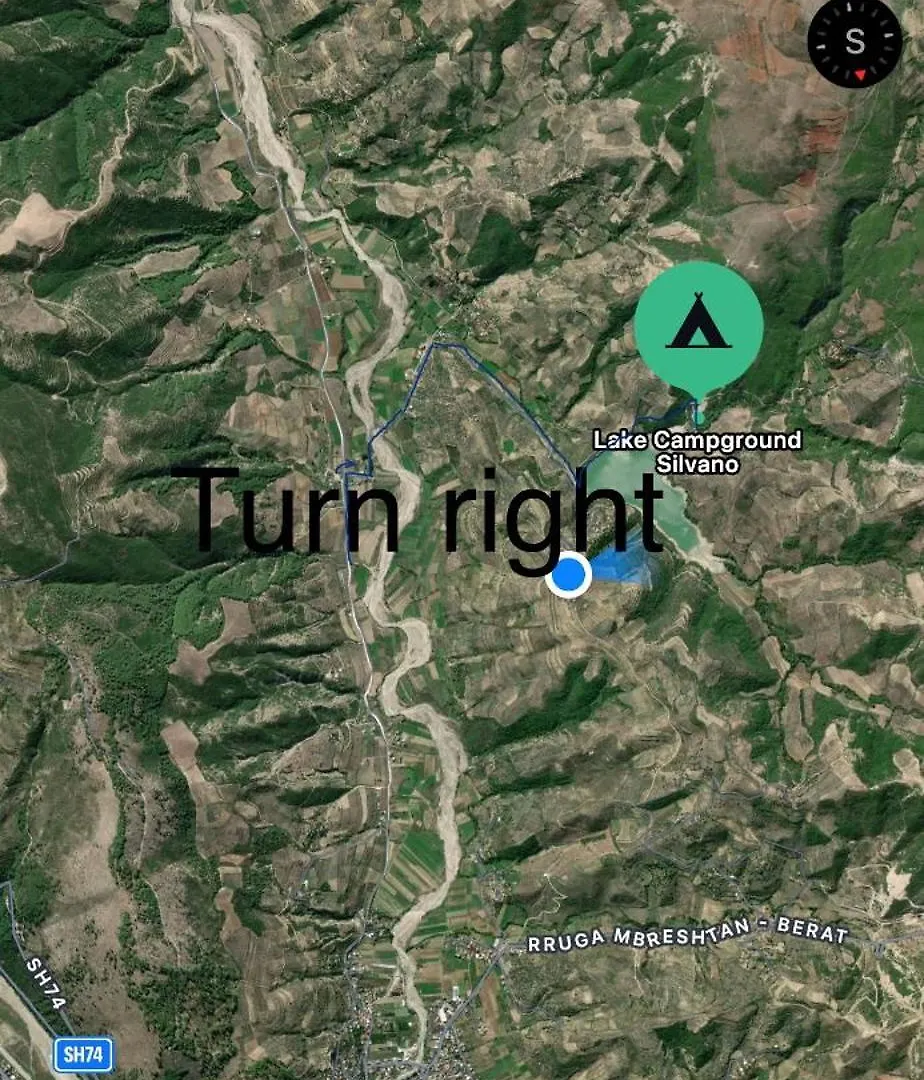 Luxury tent Lake Campground Silvano Berat