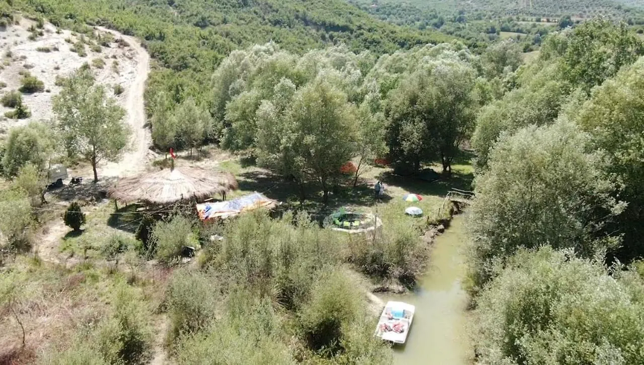 Luxury tent Lake Campground Silvano Berat Albania
